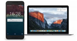 スマホ連動プッシュ通知機能